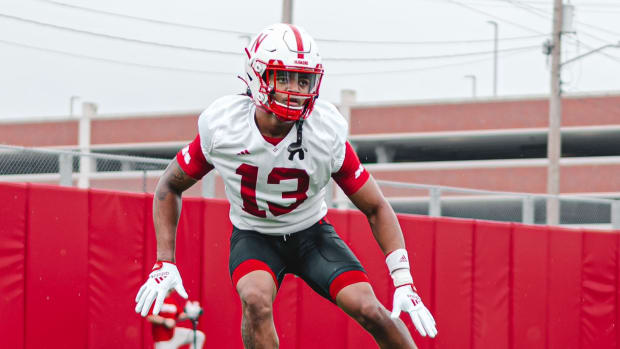 Malcolm Hartzog 2023-07-31 first practice fall camp Nebraska football